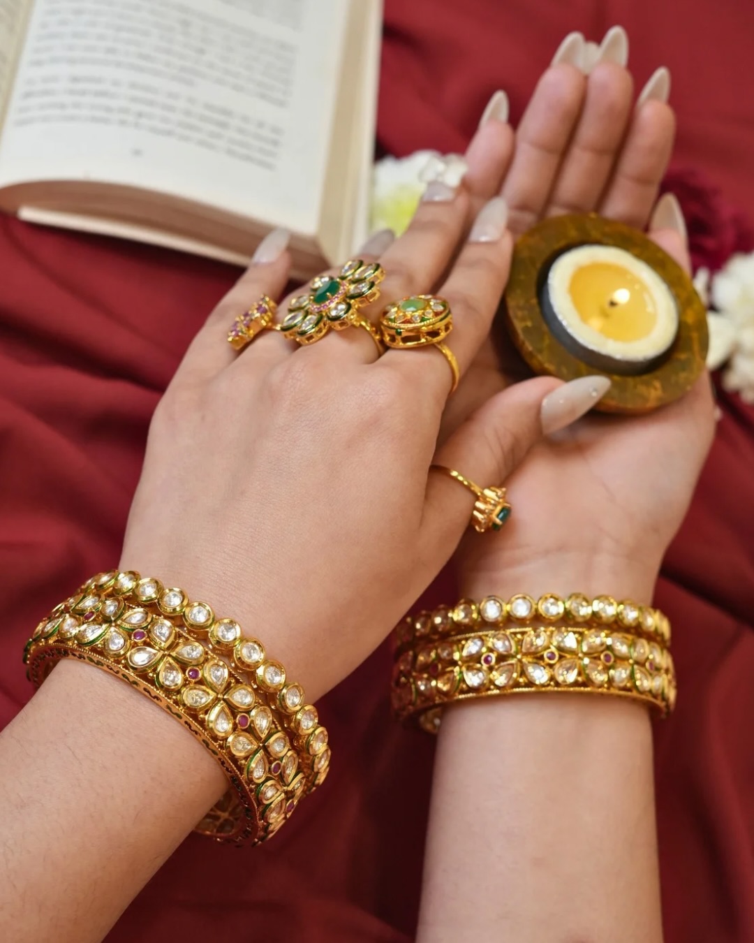 Kundan Bangles